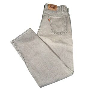 Vintage Levi Strauss 550 Relaxed Fit Brown Orange Tab Mens Jeans W36 L34 Cotton